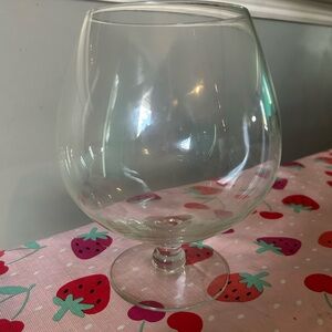 Elegant Clear Glass Snifter